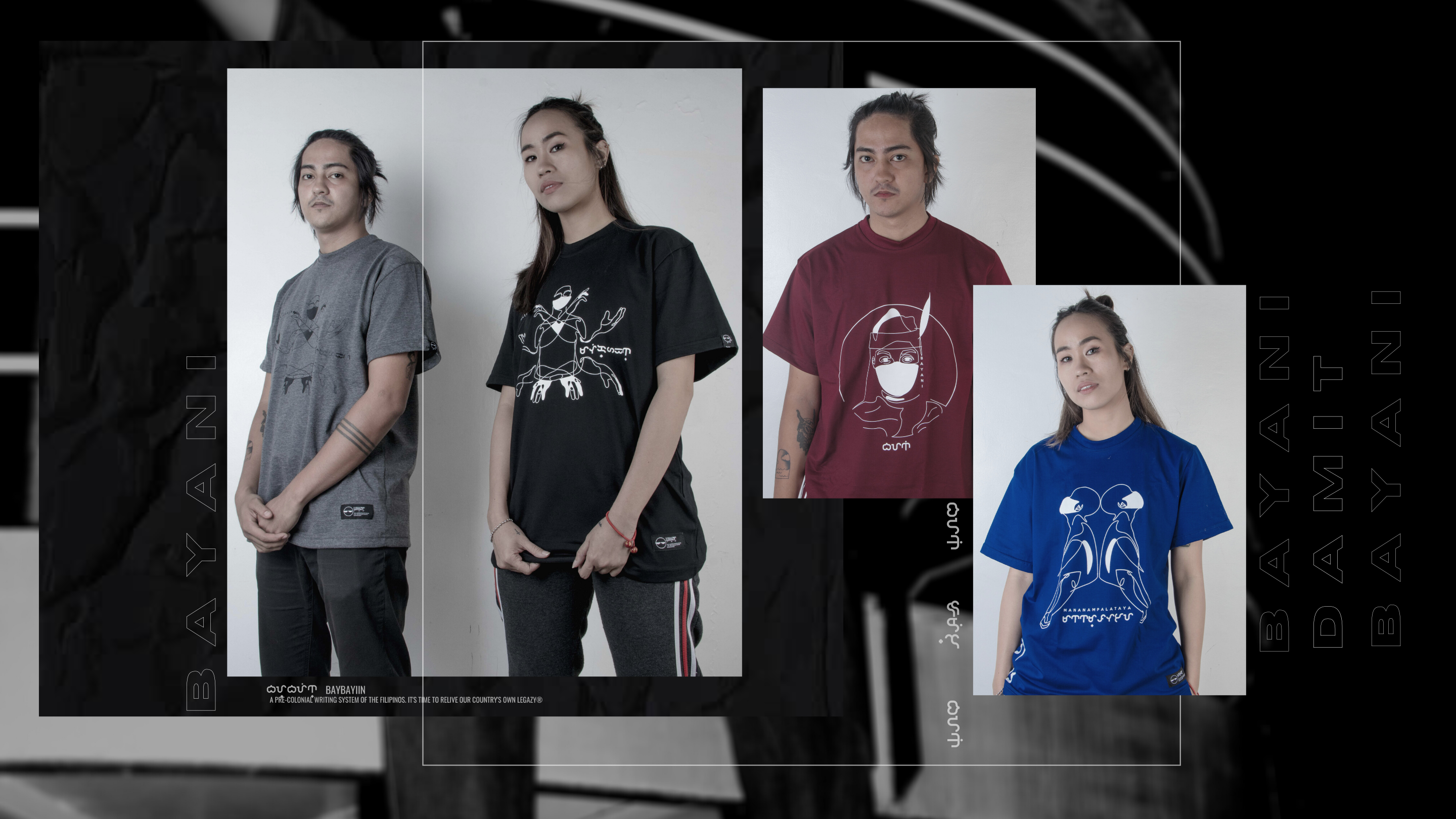 BAYBAYIN GRAPHIC SHIRTS + Maskara: Bayani