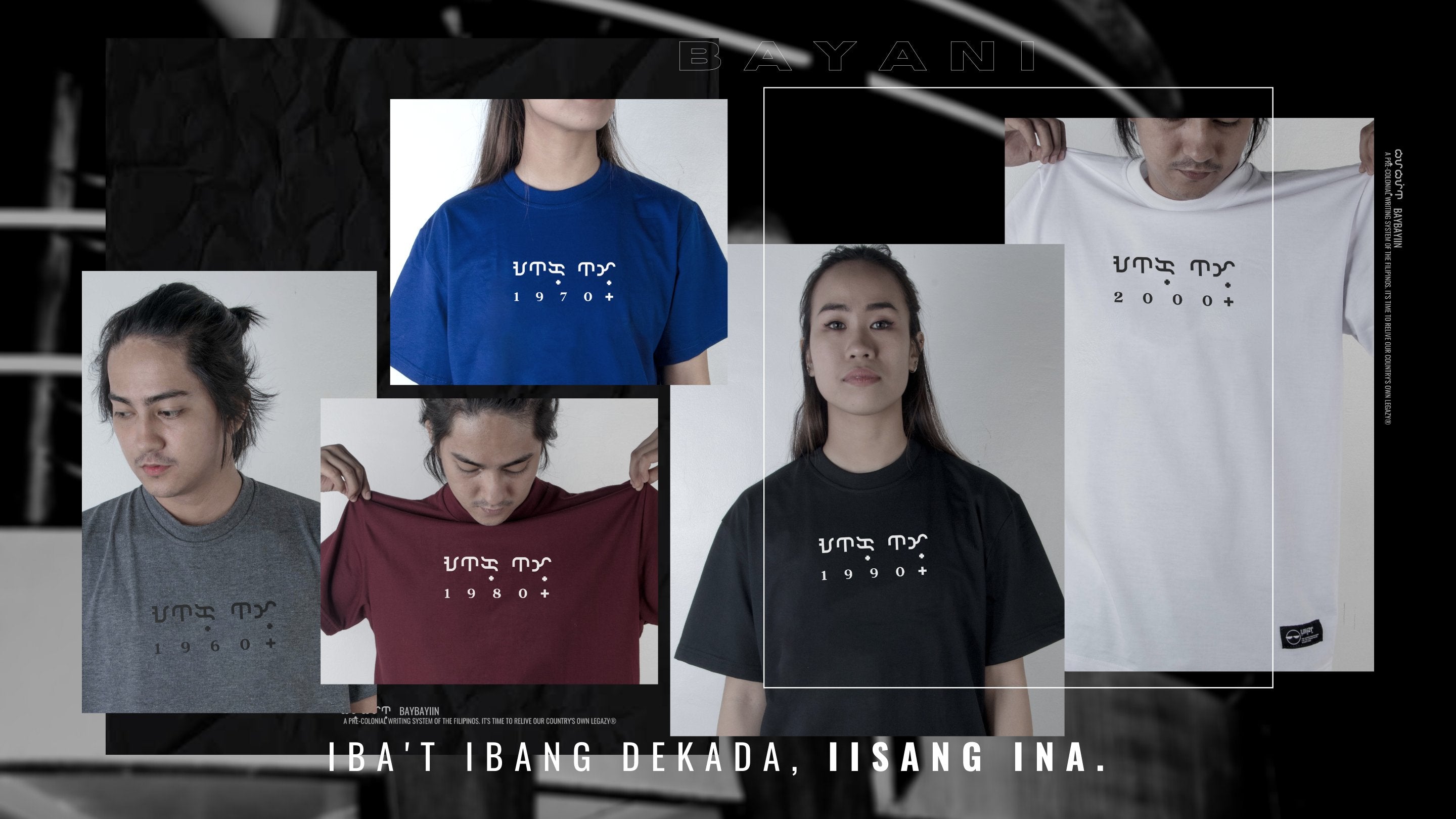 BAYBAYIN DEKADA SHIRTS